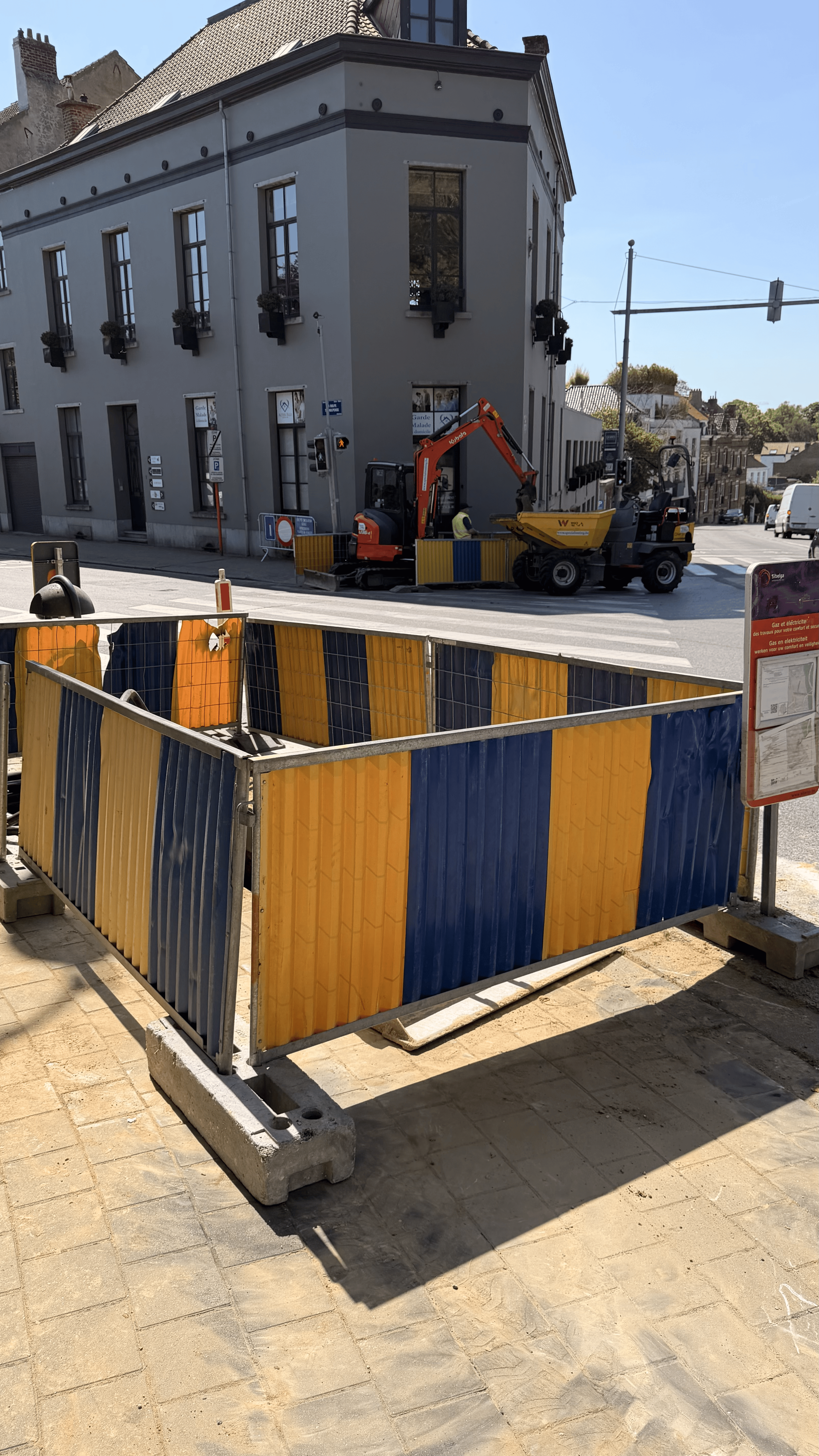 Les travaux commencent à s'installer